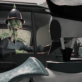 The team sneaks over to Paradise Lost