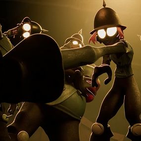 A group of Smiling Corpses are attacking the guards